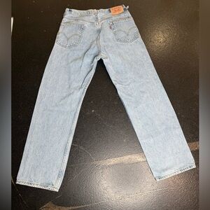 Custom Tailored Levi’s Boyfriend Jeans – Light Blue Wash – 30x30